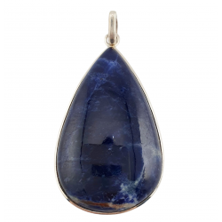 pendentif sodalite argent