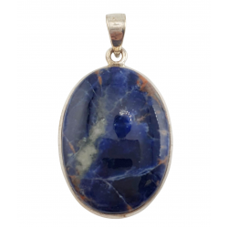 pendant sodalite silver