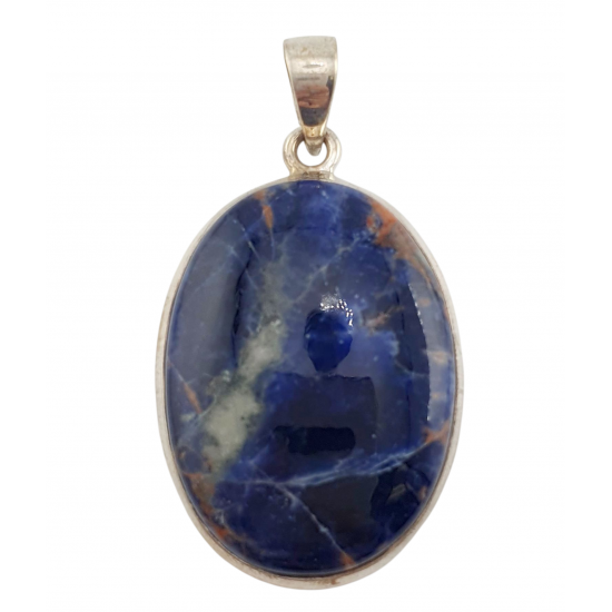 pendant sodalite silver