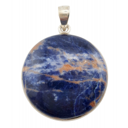 pendant sodalite silver