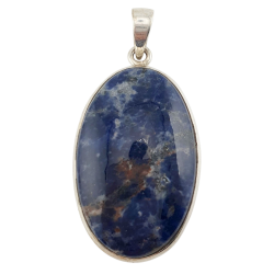 pendentif sodalite argent