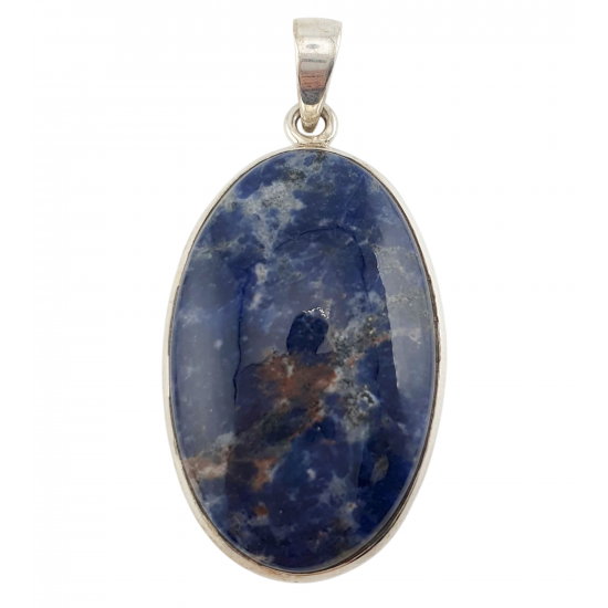 pendant sodalite silver