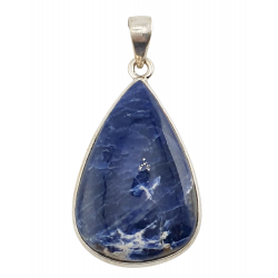 pendant sodalite silver
