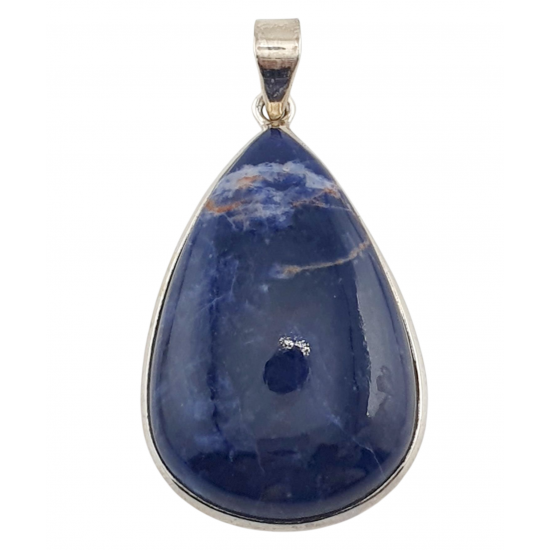 pendant sodalite silver