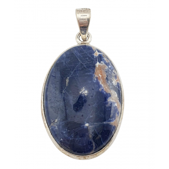 pendant sodalite silver