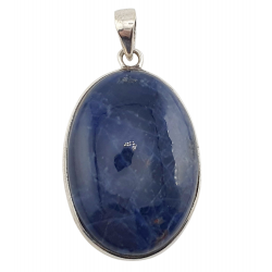 pendant sodalite silver