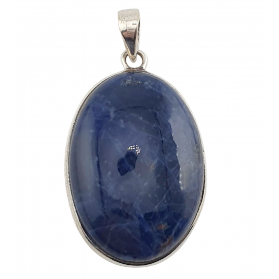 pendant sodalite silver