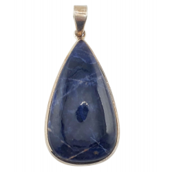 pendant sodalite silver