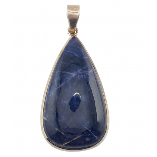 pendant sodalite silver