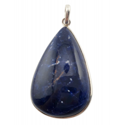 pendant sodalite silver