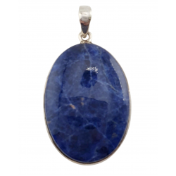 pendant sodalite silver