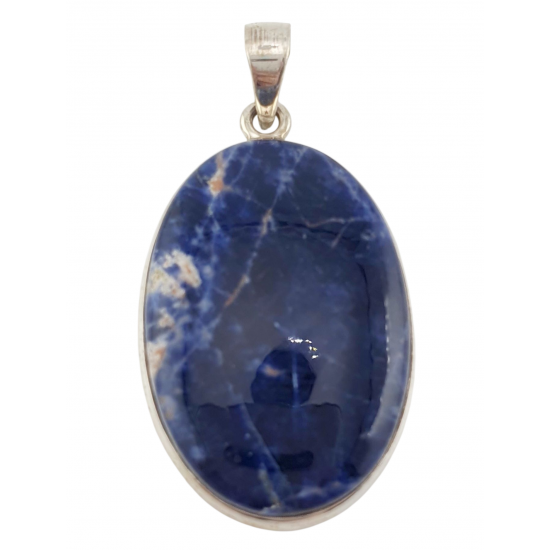 pendant sodalite silver