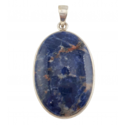 pendant sodalite silver