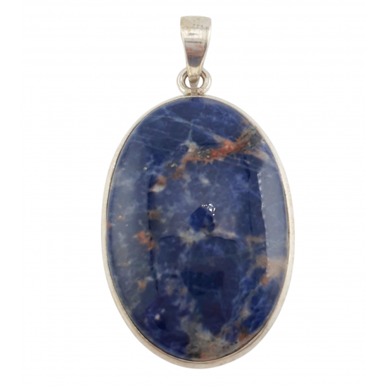 pendant sodalite silver
