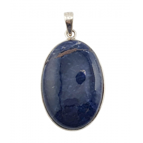 pendant sodalite silver