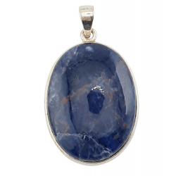 pendant sodalite silver