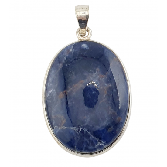 pendant sodalite silver