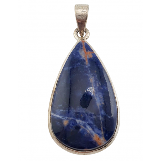 pendant sodalite silver