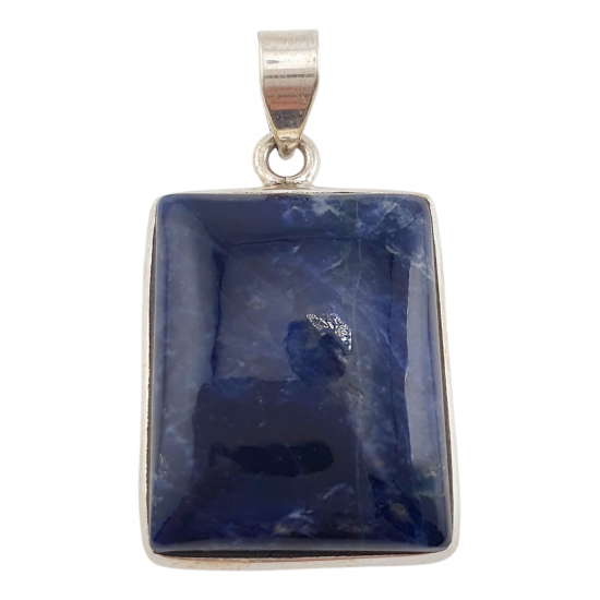 pendant sodalite silver