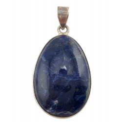 pendant sodalite silver