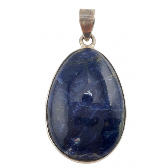 pendant sodalite silver