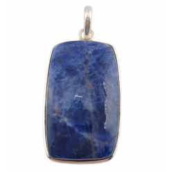 pendant sodalite silver