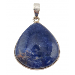 pendant sodalite silver
