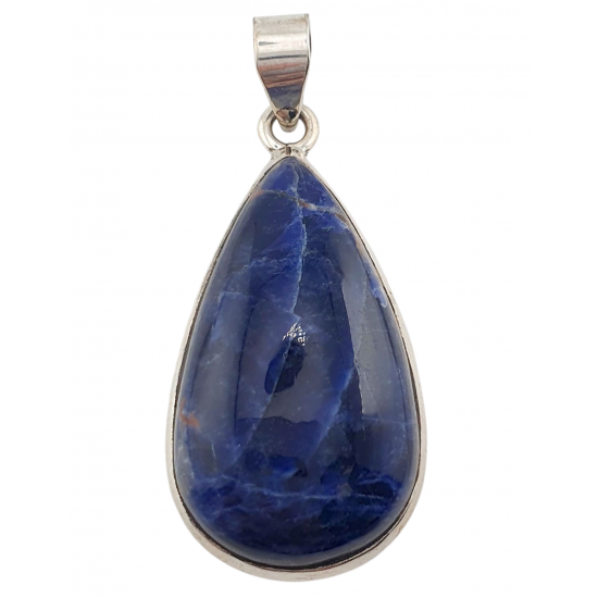 pendant sodalite silver