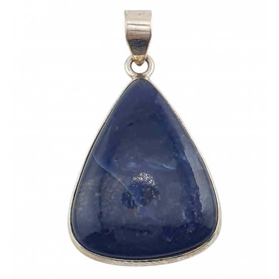 pendant sodalite silver
