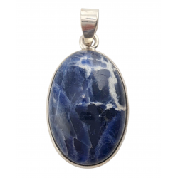pendant sodalite silver