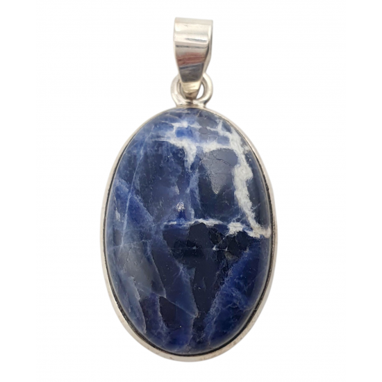 pendant sodalite silver