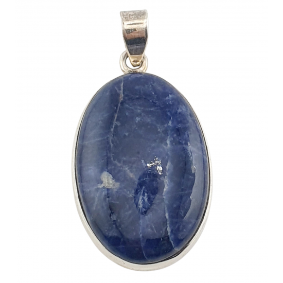 pendant sodalite silver