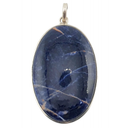 pendant sodalite silver