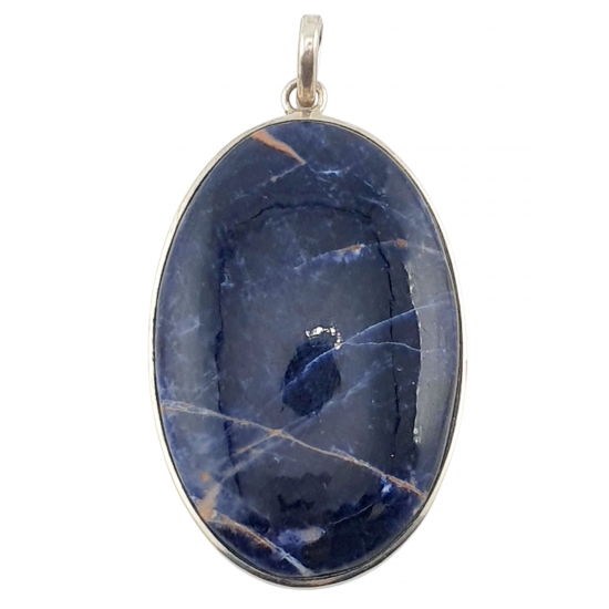 pendant sodalite silver