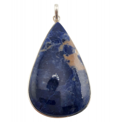 pendant sodalite silver