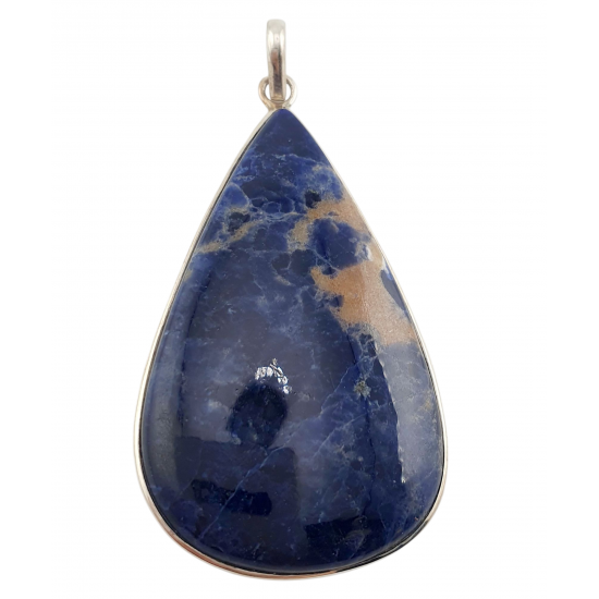 pendant sodalite silver