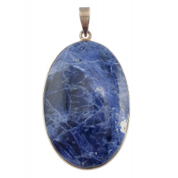 pendant sodalite silver
