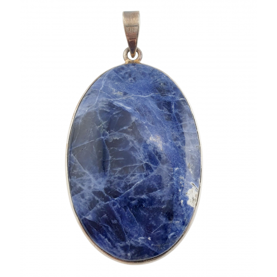 pendant sodalite silver