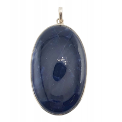 pendant sodalite silver