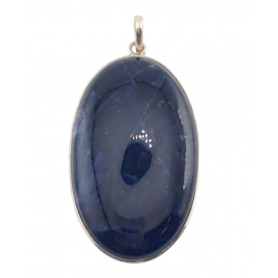 pendant sodalite silver