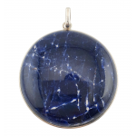 pendant sodalite silver