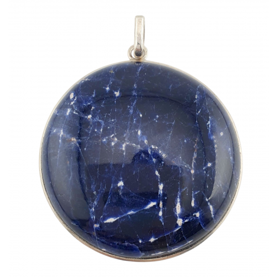 pendant sodalite silver
