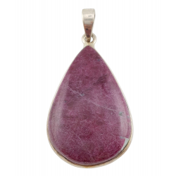 pendant ruby silver