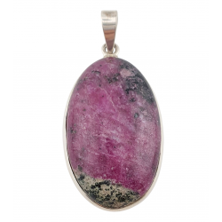 pendant ruby silver