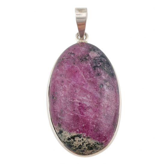 pendant ruby silver