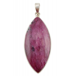 pendant ruby silver