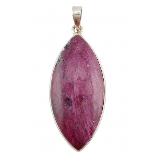 pendant ruby silver