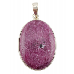pendant ruby silver