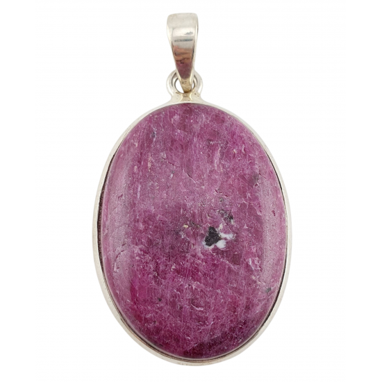 pendant ruby silver