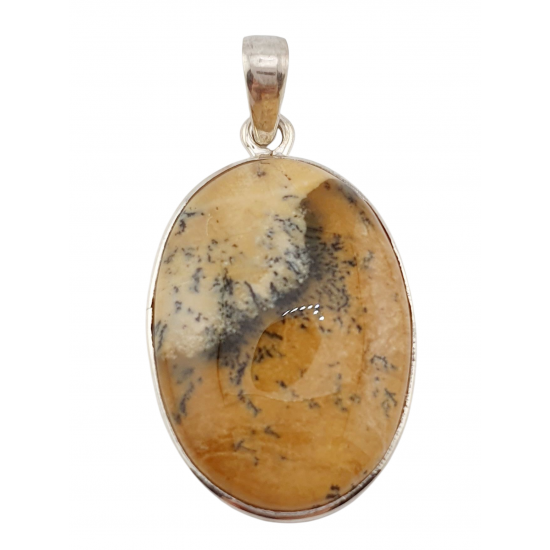 pendant psilomelane dendrit silver pendant psilomelane dendrit silver